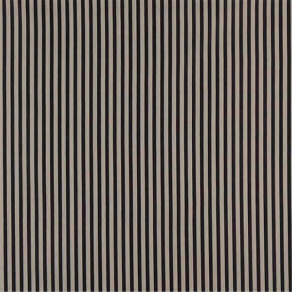 Designer Fabrics 54 in. Wide - Navy And Beige Thin Striped Jacquard Woven Upholstery Fabric D376 - main